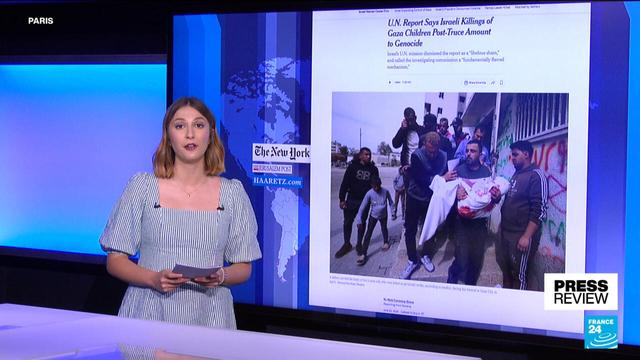 🔴 BREAKINGUN report accuses Israel of deliberately killing Palestinian childrenA new UN report alleges that Israel deliberately targeted and killed Palestinian children after a truce was established, with the findings being described as evidence of genocide. The report highlights severe violations of international law...📰 #Geopolitics #GeoWire
