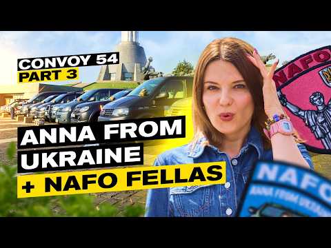 Anna, with warriors and their new vehicles. #Russia #NAFO