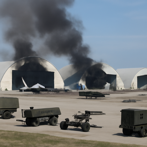 Ukraine Targets Russian Air Base in Crimea with Drone StrikesUkraine just landed a major blow to Russias military capabilities with a daring drone strike on the Saki Air Base in Crimea, taking out multiple hangars and at least seven aircraft, including Su-30SM, Su-30, and Su-24 fighter jets and bombers. The bold operation, claimed by the Ukrainian Security Service, dealt a significant hit to Russias aviation… #Russia #Crimea #DroneStrikes #SakiAirBase