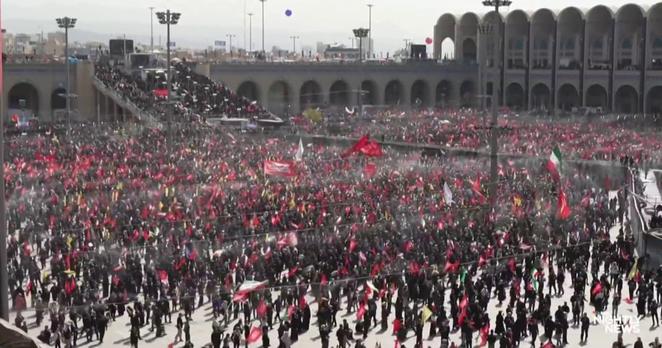 🔴 BREAKINGIranians mourn former Supreme Leader Ayatollah Ali KhameneiIranians gathered for a funeral to honor late Supreme Leader Ayatollah Ali Khamenei. Three of his four sons attended the service, while questions remain regarding the new supreme leader who was notably absent from the proceedings.📰  #Geopolitics #GeoWire