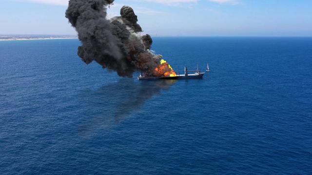 KYIV POST: Russian Attack Kills 3 on Togo-Flagged Merchant Ship Near Odesa Ukrainian authorities said a Russian attack on Monday started a fire aboard a Togo-flagged vessel as it was unloading fertilizers in the Odesa region, killing three and injuring five crew members of unspecified nationalities. #Ukraine