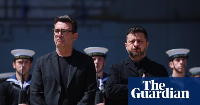 Burnham welcomes Ukraines Zelenskyy as his first foreign visitor as PM – video #UkraineBurnham welcomes Ukraines Zel...