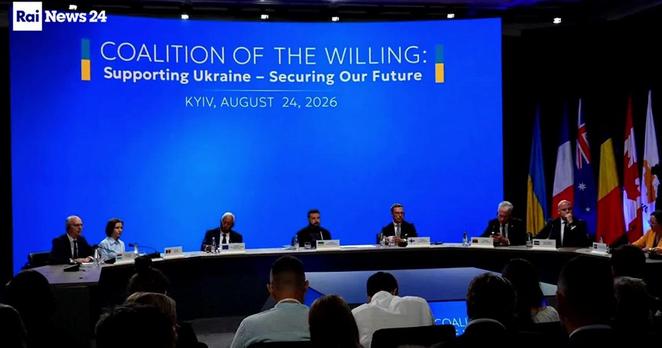 RaiNews: Il fronte dei Volenterosi a Kiev, armi ed esercitazioni per lUcrainaNel 35mo anniversario dellindipendenza ucraina gli alleati di Kiev confermano il sostegno militare contro la Russia, lUE stanzia 6 miliardi in armiThe Volunteers Front in Kyiv, weapons and exercises for Ukraine.On the 35th anniversary of Ukraines independence, Kyivs allies confirm military support against Russia, and the EU allocates €6 billion in weapons.#TheVolunteersFront #Ukraine #Russia
