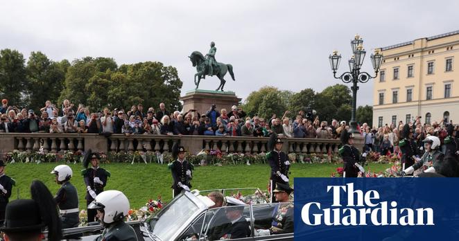 Norways new king swears oath of allegiance with daughter at his sideBy Jon Henley Europe correspondentHaakon VIII promises to uphold 1814 constitution but his queen misses ceremony because of post-surgery complications #Europe #Monarchy #TheGuardian #JonHenleyEuropecorrespondent