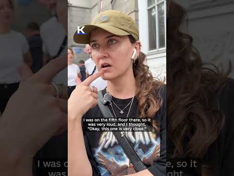 📰 Russian strike shakes residents in central Kyiv🔗  #RussianInvasion #RussianWar #Ukraine