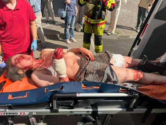 KYIV POST: Russian Drone Strike Injures 5 Channel During Live TV Broadcast A Russian strike drone hit the We Are Ukraine TV channel building during a live broadcast, President Zelensky has reported. Five people were injured, for which he called for a strong international response. #Ukraine