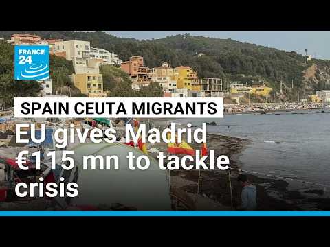 The EU said it was granting Spain 115 million euros ($130 million) in emergency aid to help bolster border security and assist returns after the massive migrant rush into the north African exclave. More than 70,000 migrants crossed into Spanish territory from Morocco on July 30 and 31 in an unprecedented rush that left scores dead, most by drowning as they tried to swim around a breakwater. FRANCE 24s Sarah Morris reports from Madrid.#Spain #migrants #EU
