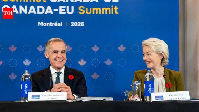 ⚡ NEWSCanada Seeks EU Associate Member Status Amid US Trade PressureCanadian Prime Minister Mark Carney and European Commission President Ursula von der Leyen are pushing for a closer alliance between Canada and the EU. This move aims to protect economic sovereignty against US...📰 #USA #Diplomacy #Geopolitics #GeoWire