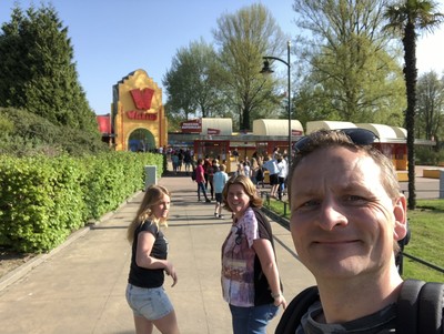 Aankomst bij Walibi World Flevoland
