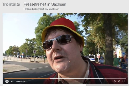 Der Moment wo er sagt: "Sie haben mich ins Gesicht gefilmt".