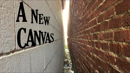 a thin alley with the floor littered in bottles and trash
