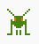 pixilated grasshopper icon