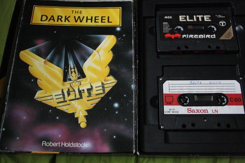 Elite on data cassette tape for the MSX homecomputer system.