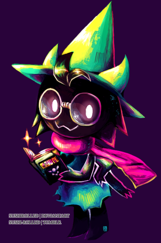 Ralsei from Deltarune except with 4 more legs because...... I thought he was a spider at first- it's too late now to fIX IT