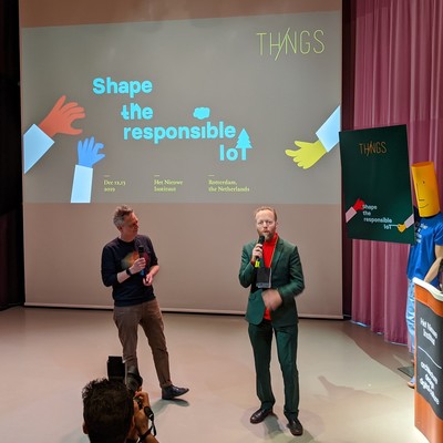 Opening talk with two presenters