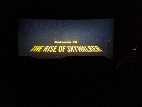 Title card of The Rise of Skywalker