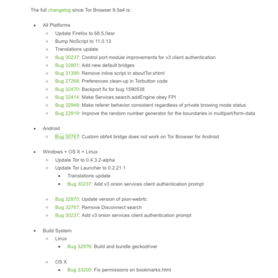 changelog