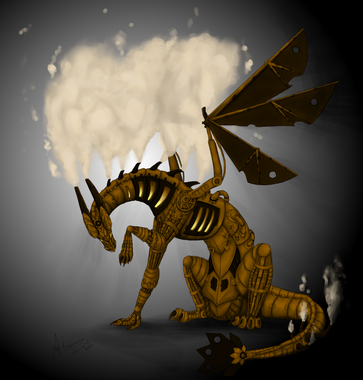 Redraw: dragon love — Weasyl