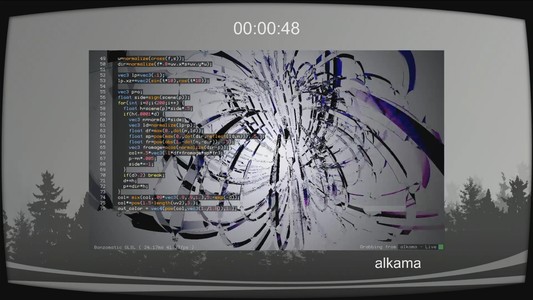 focused view of alkama's shader.