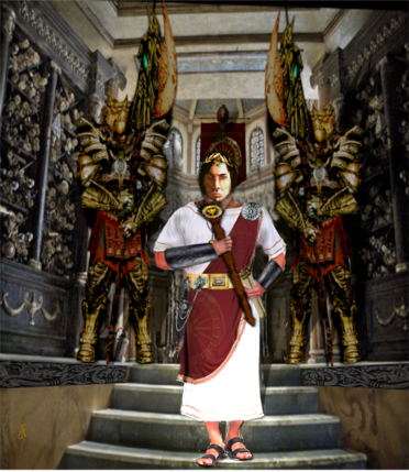 Steward Lupernikes in the Palace of Alexandria 