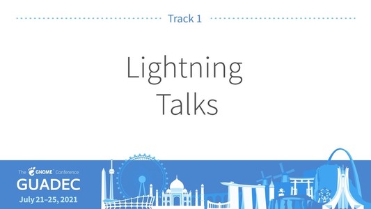 Track 1: lightning talks