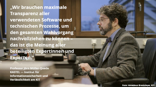 Der IT-Sicherheitsexperte Professor Jörn Müller-Quade vom KASTEL — Institut für Informationssicherheit und Verlässlichkeit am KIT.