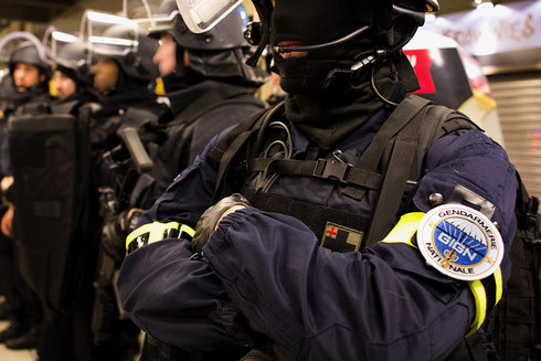 Des membres du GIGN lors d'un exercice antiterroriste en 2016. © Photo Sébastien Calvet
