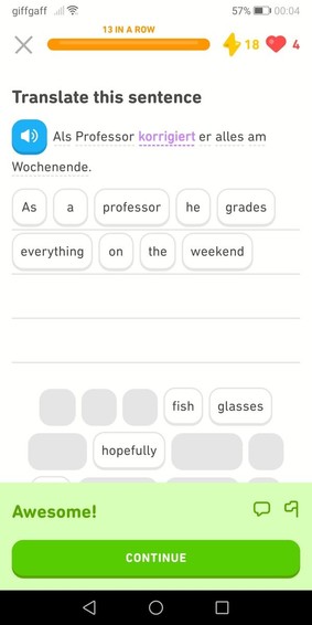 "As a professor he grades everything on the weekend"