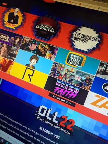 Guests at OLL including Nostalgia Nerd, Ashens, Did you Know Gaming