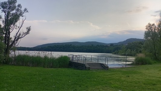 View of Comabbio Lake (Varese, Italy)