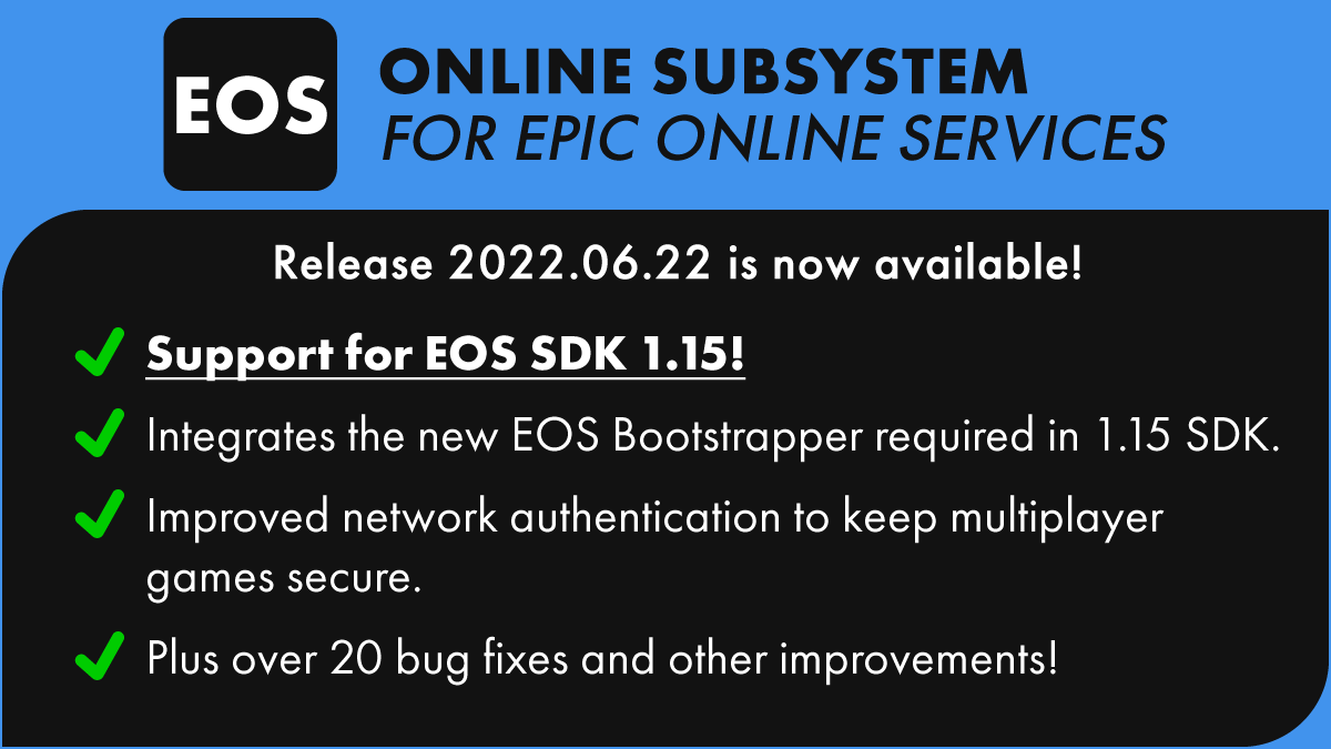 Epic Online Services (EOS) Developer Support
