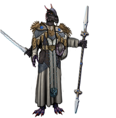 The dragon-like, four-armed giant aliens known as the Xantoshen 