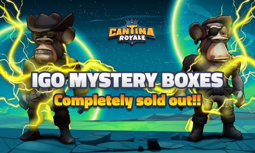 Cantina Royale IGO Mystery Boxes completely sold out!