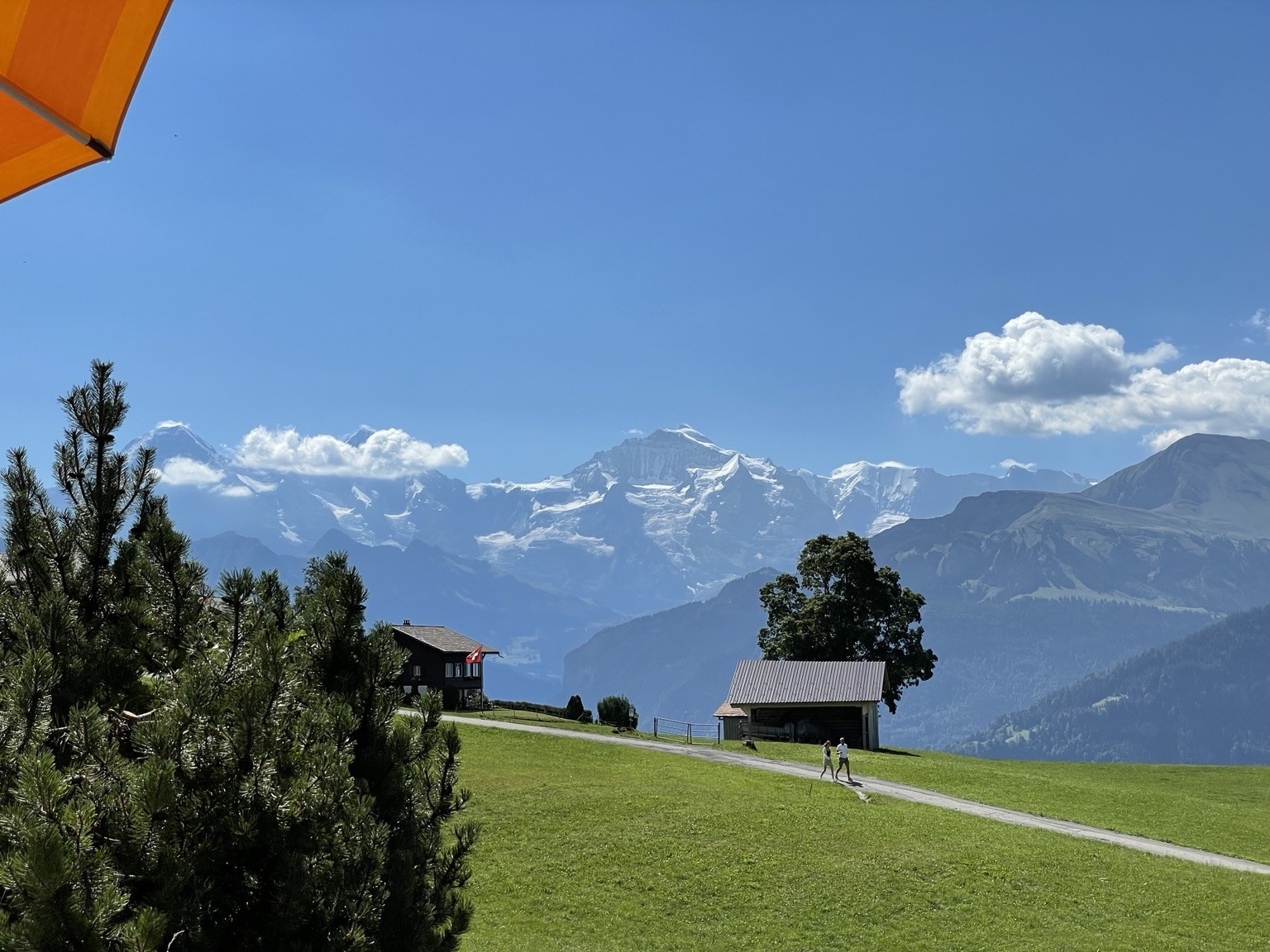 A Swiss mountain landscape