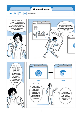 Comic on how Chrome tracks its users.