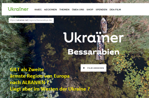 Alle schauen hin - außer Westdeutschland ?

Bessarabien Arabien Konflikt_Region alter ZEITEN

Franzosen, Rumänen, Österreichern, Ungarn, .. !

WIR haben dieses Symbolbild gewählt ohne es zu verlinken !

Der gelbe Text ist eine ANGABE Dritter - das diese Region im Westen der Ukraine Grenzen die ZWEITE ärmste nach Albanien sein soll !

Dazu musst du sicherlich mehr als einen Dienst beschäftigen - das wirklich zu klären ?