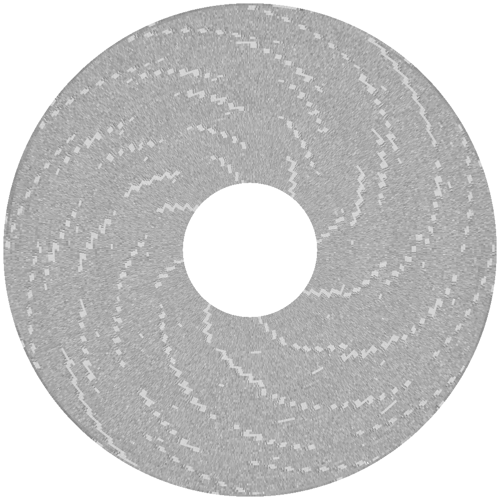 flux visualization of "Oids" disk