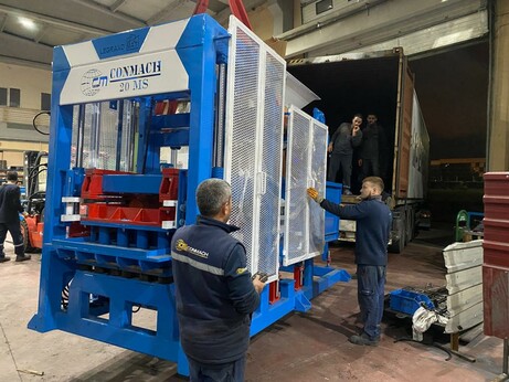 Concrete block making machine model BLOCKKING-20MS