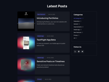 New pixelfed.org blog, coming soon