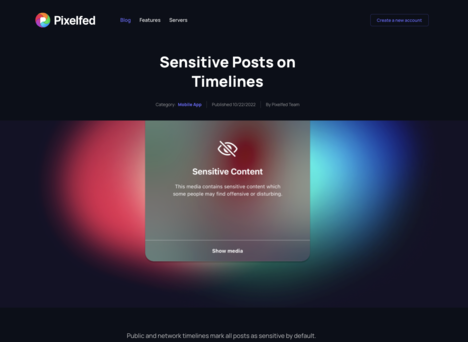 New pixelfed.org blog, coming soon