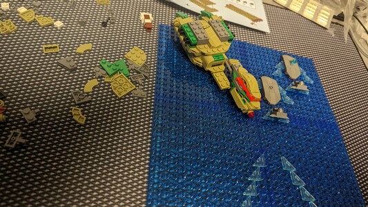 Klemmbausteine Baustelle wird mal ein Lego Modell