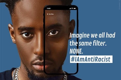 ⸻
⸻
Social Media Card für die Unesco-Kampagne (2022) #IAmAntiRacist.
⸻