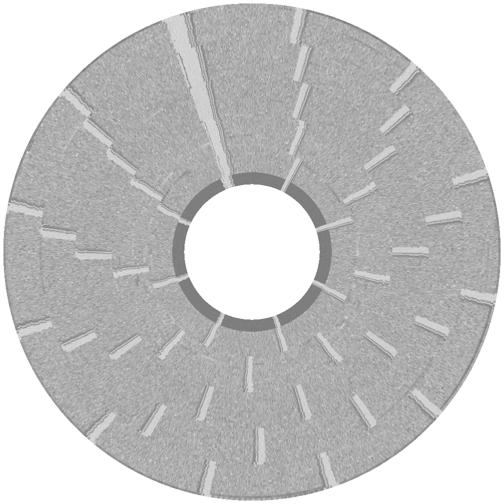 flux visualization of "Falcon" disk 1