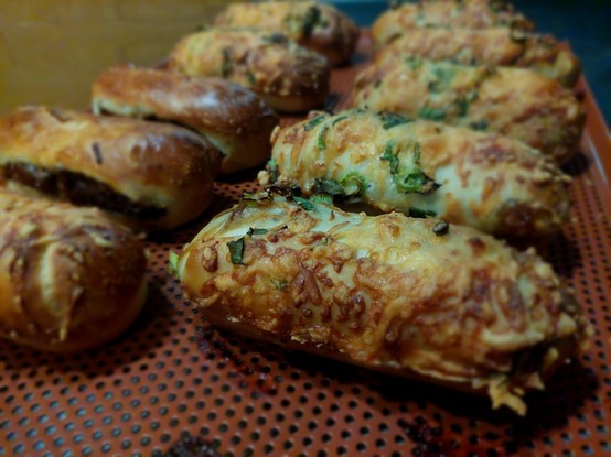 Homemade Gojuchang Chicken rolls - Asianfoodtrail #fusionbreads