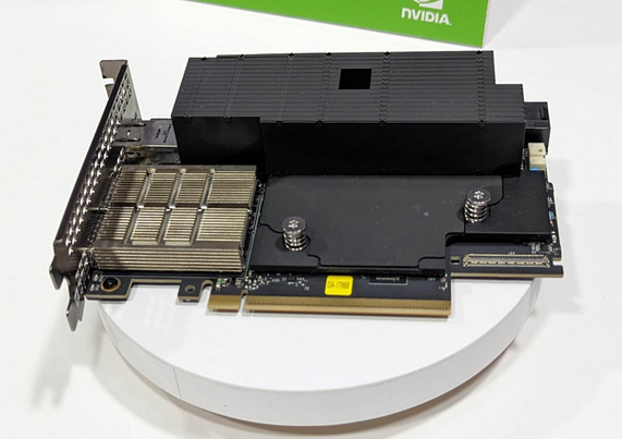 NVIDIA BlueField 3 DPU At SC22 Bottom