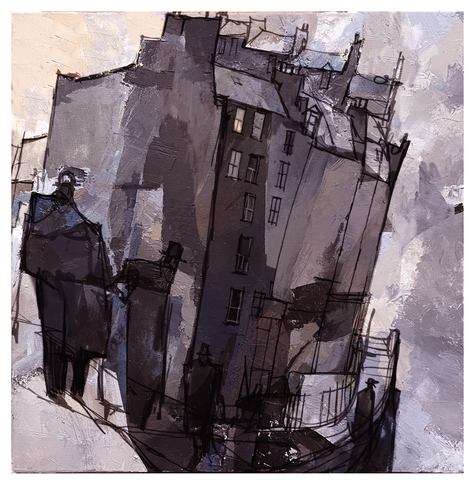 Painting of architecture 