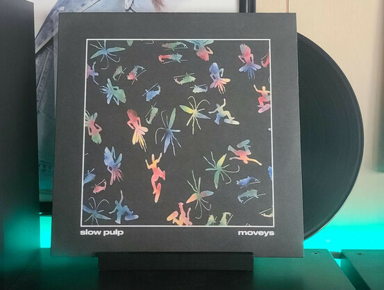 Album color shows multiple images of bugs, skateboarders, helicopters, and what looks like a flower with human arms, all in a variety of colors. 

Vinyl variant color is standard black