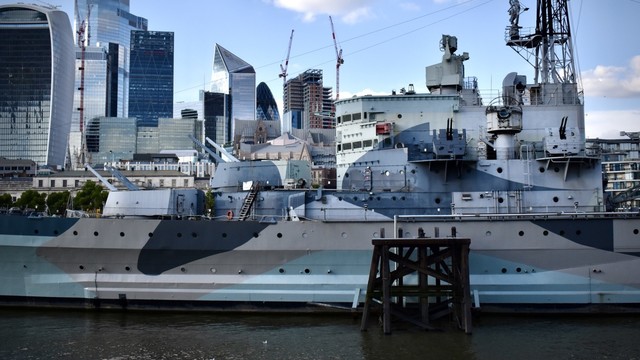 HMS Belfast and the City of London