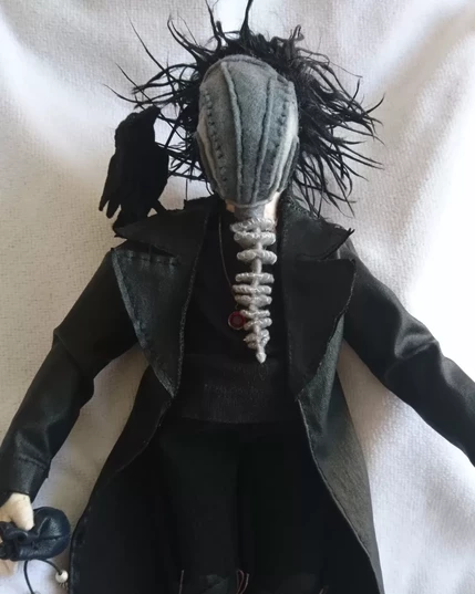 Morpheus wearing the helm