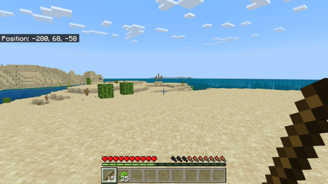 While exploring the desert, I saw the masts of a sunken ship in the distance.